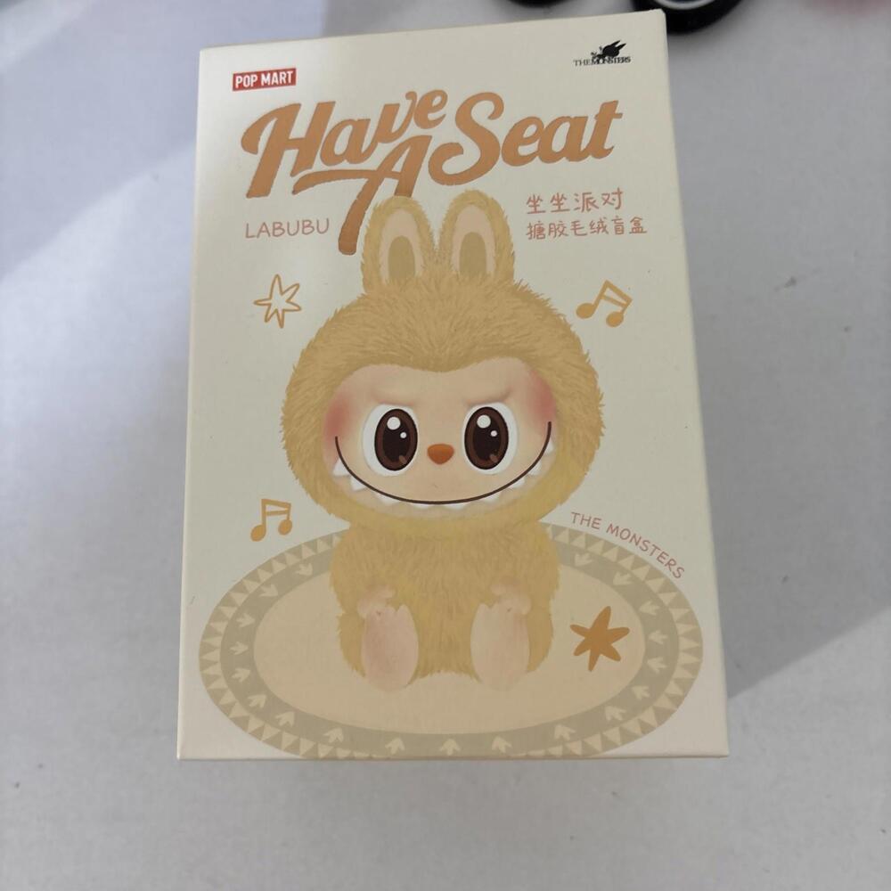 POP MART LABUBU The Monsters Have A Seat Vinyl Plush ZIZI Brand New Unopened